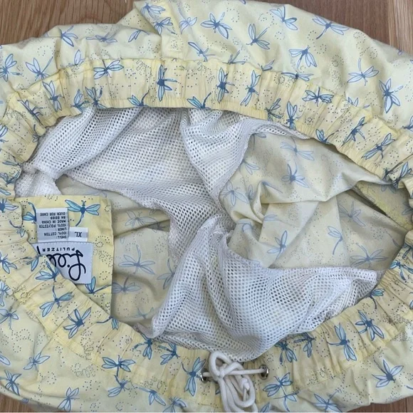 Lilly Pulitzer Men’s Yellow Dragonfly Preppy Mid Length Swim Trunks - Size XL - Picture 5 of 7